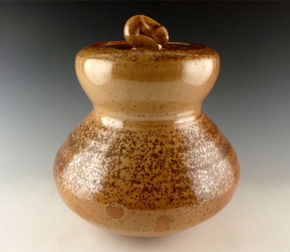 John Benn - Wood Fired Lidded Jar